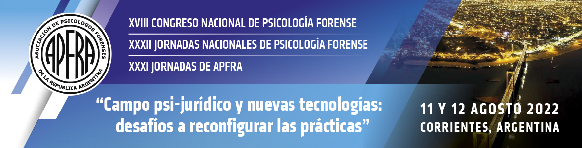 XVIII Congreso Nacional de Psicología Forense