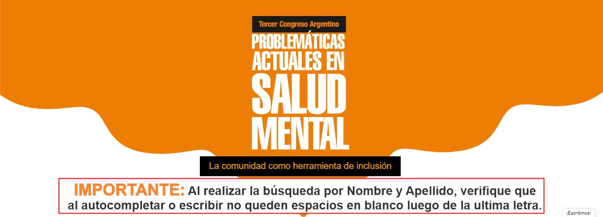 III Congreso Argentino Problemáticas Actuales en Salud Mental