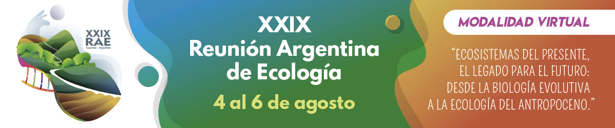 XXIX REUNIÓN ARGENTINA ECOLOGIA 