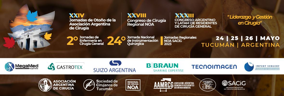 XXIV Jornadas de Otoño de la Asociación Argentina de Cirugía y el Congreso de Cirugía del NOA