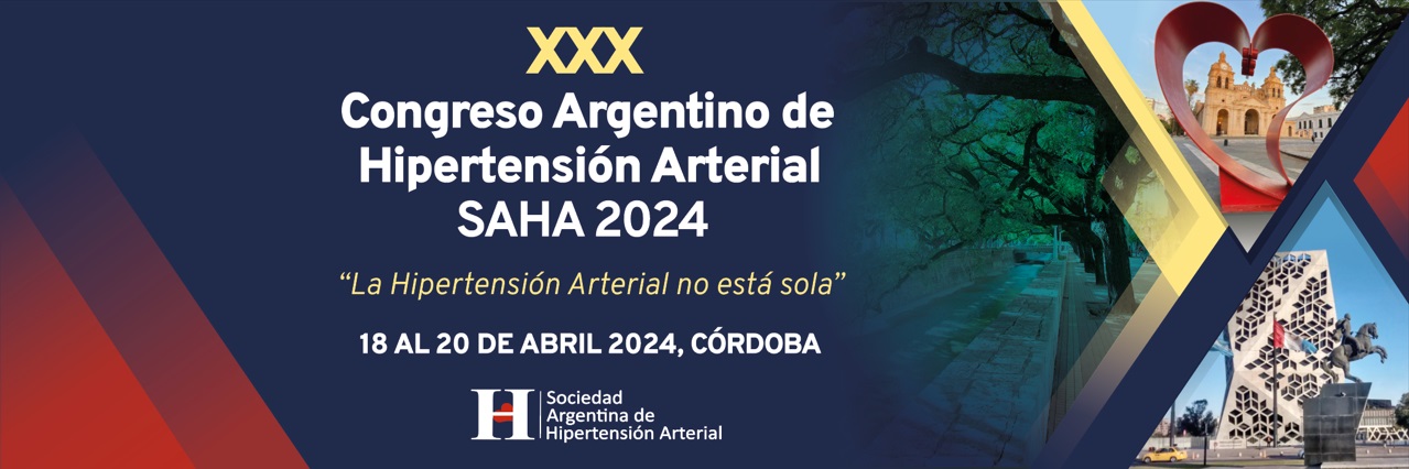 XXX Congreso Argentino de Hipertensión Arterial – SAHA 2024
